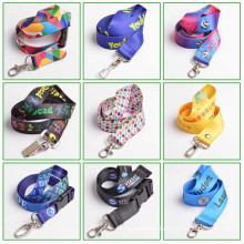 Attractive design printed lanyard polyester lanyard strap with big discount